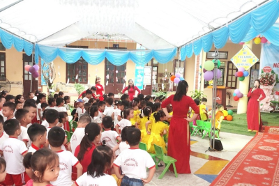 TRƯỜNG MẦM NON HẢI GIANG TỔ CHỨC “NGÀY HỘI ĐẾN TRƯỜNG CỦA BÉ” NĂM HỌC 2023-2024.