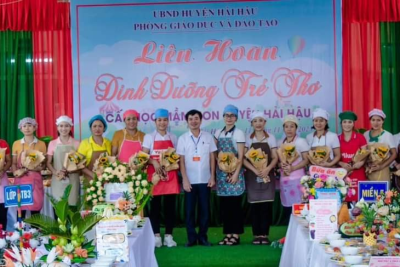 LIÊN HOAN DINH DƯỠNG TRẺ THƠ NĂM HỌC 2023-2024