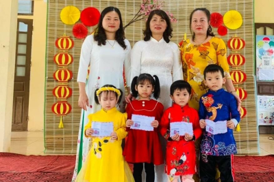 BÉ VUI ĐÓN TẾT NGUYÊN ĐÁN GIÁP THÌN 2024 CỦA TRƯỜNG MẦM NON HẢI GIANG