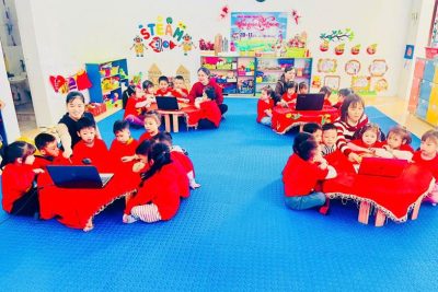 TRƯỜNG MẦM NON HẢI GIANG ĐẨY MẠNH CHUYỂN ĐỔI SỐ TRONG QUẢN LÝ VÀ GIÁO DỤC.